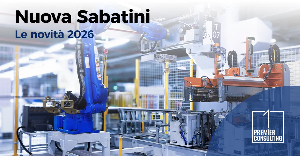 Nuova Sabatini: le novità 2026 | 