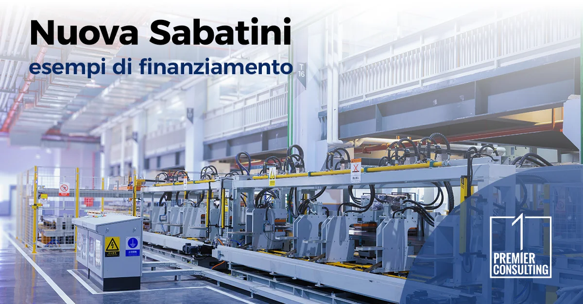 Nuova Sabatini: esempi di finanziamento | 