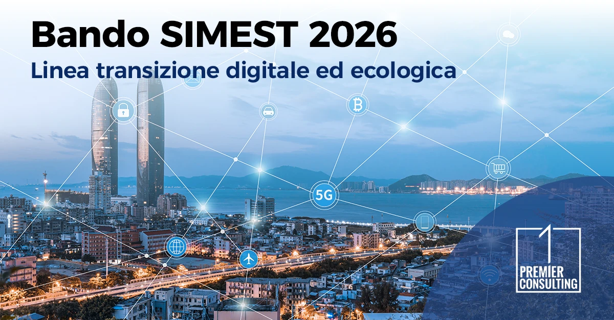 Bando SIMEST linea transizione digitale ed ecologica - Premier Consulting